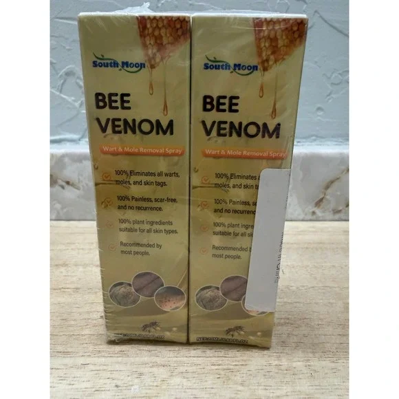 South Moon Bee Venom Wart and Mole Removal Spray 20ml 2-Pack New Sealed 2028 Exp