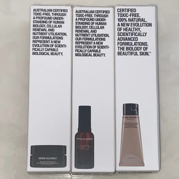 Grown Alchemist Skincare Trio,‎ New in Box