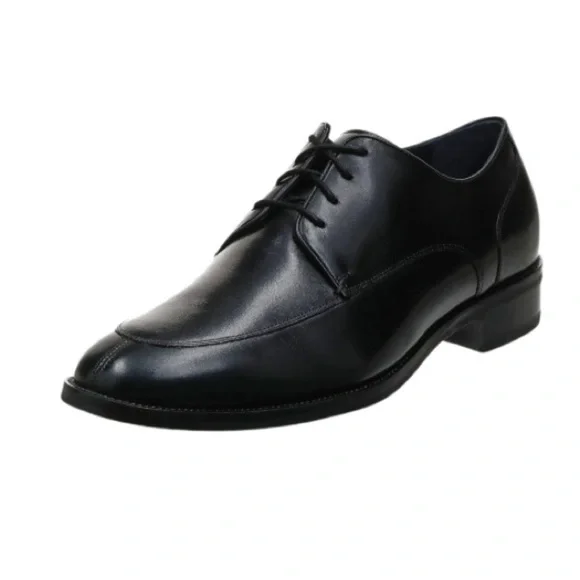 Cole Haan Men's Lenox Hill Black Leather Split-Toe Oxford Sz 10