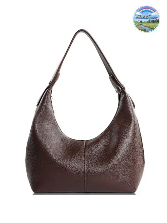 Vegan Leather Hobo Shoulder Bag Tote Y2K Purse Clutch