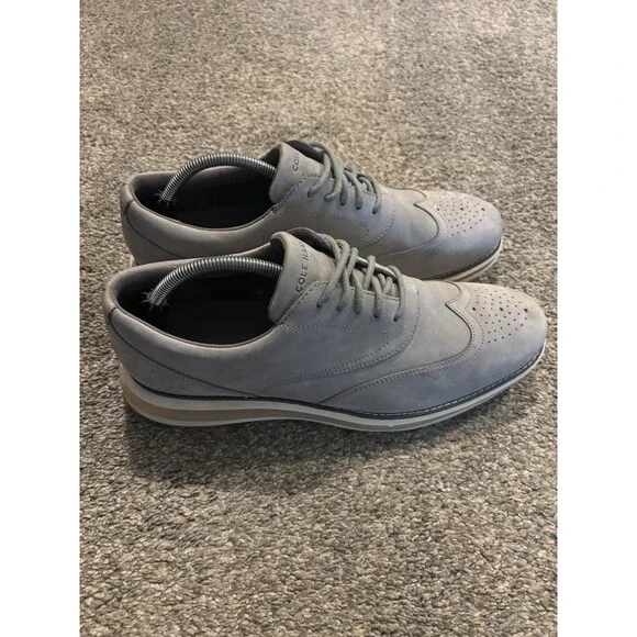 Cole Haan Original Grand / Grand 360 Wingtip Oxford Mens 10.5 Gray Casual