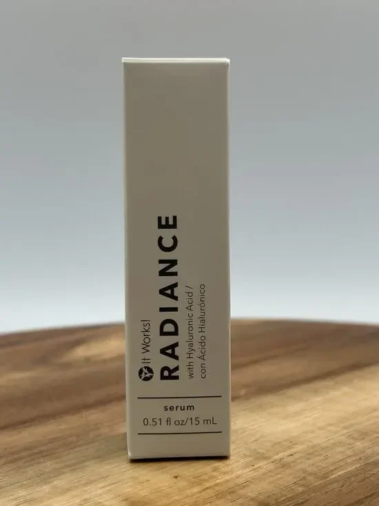 It Works! Radiance Hyaluronic Acid Serum 15mL 0.51oz Face & Neck Hydrating New