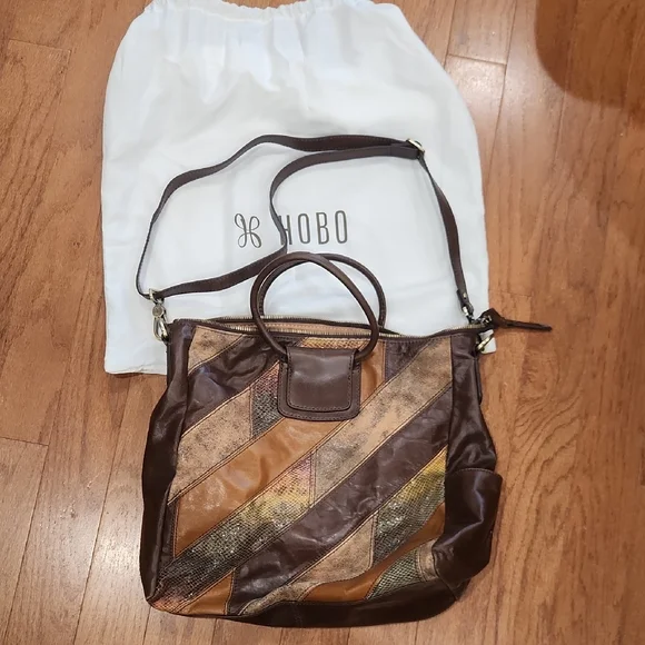 Hobo Brown Leather Shoulder‎ Bag