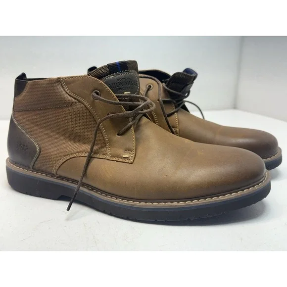 Nunn Bush Men's Circuit‎ Plain Toe Lace-Up Oxford Brown Size 8.5M