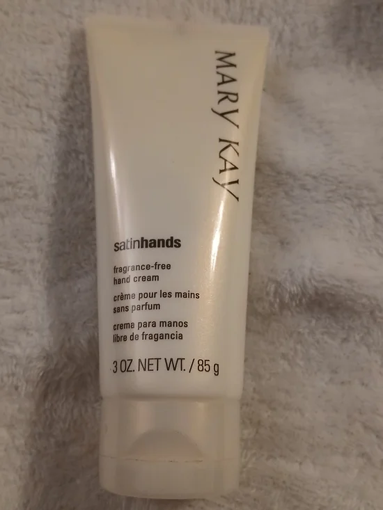 Mary Kay Satin Hands Fragrance-Free Hand Cream - 3 oz - TSA APPROVED!