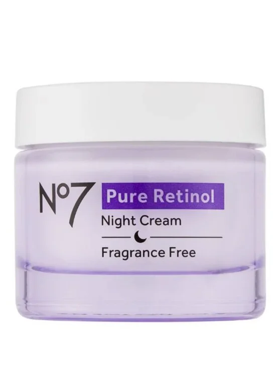 No7 Pure Retinol Night Repair Cream 1.69 fl oz Fragrance Free