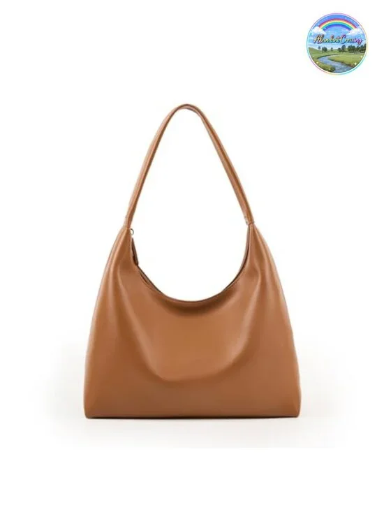 Small Hobo Bag Crescent Y2K Purse Shoulder Bag Faux Leather Everyday