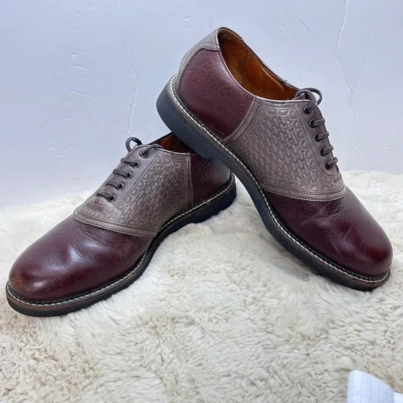 H.S. Trask Leather Saddle Shoes Oxfords‎ Dress Shoes - Men's 9N