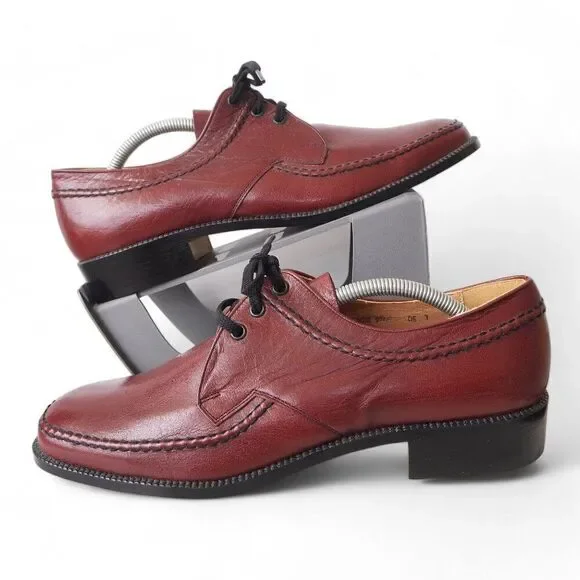 Marke Salamander Vintage Made in West Germany Leather Oxfords Brown‎ Men's 9.5F