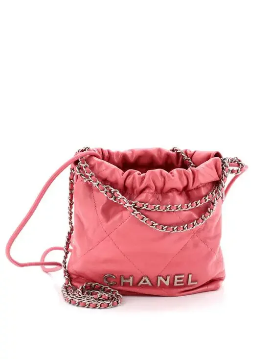 Chanel 22 Chain Hobo Quilted Calfskin #263599C49B