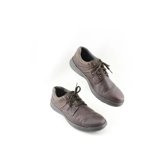 Clarks Oxford Lace Up Brown Leather Lightweight Shoes‎ Men's US Size 13 M