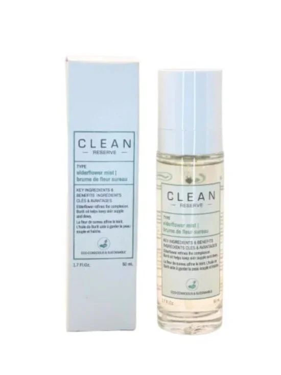 NEW Clean Reserve Elderflower Face Mist 50ml