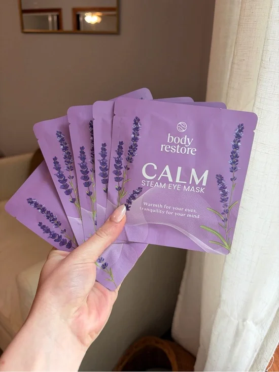 CALM Steam Eye Mask - Lavender (Purple)