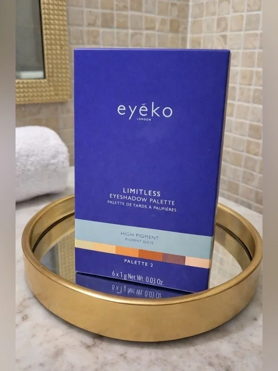 Eyeko London 🎀 Limitless Eyeshadow Palette 2 | High Pigment 6 Shade Compact