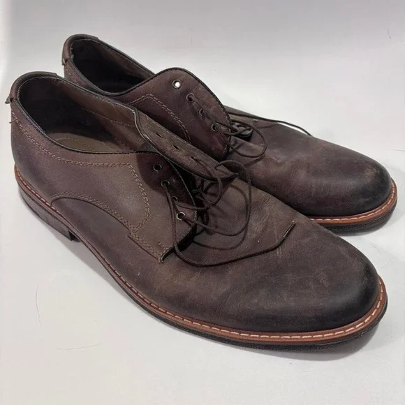 Men's Leather Lace-Up Oxford Shoes