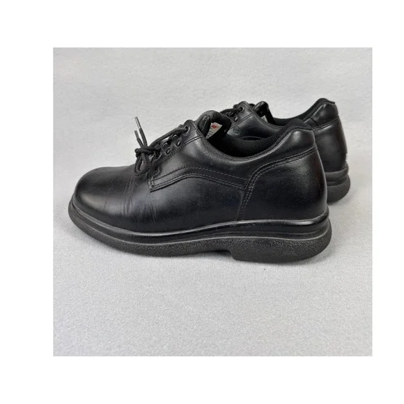 Red Wing 8618 Shoes Black‎ Leather Oxford Safety Work Shoes Mens Size 9 D SD