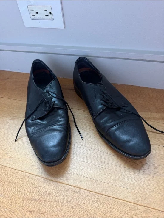 Cole Haan Black Leather Derby Dress Shoes
