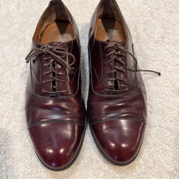Salvatore Ferragamo Men's  Lace Up Oxfords Size 10