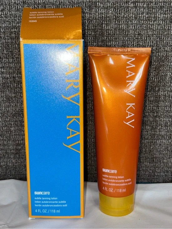 Mary Kay Suncare Subtle Tanning Lotion 153545 New In Box- Open Box 4 Fl Oz