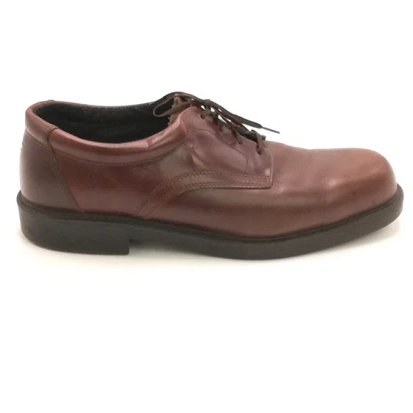 Deer Stags Dress Shoes Mens Boulder Brown Leather Kentech Comfort Lace Up 13