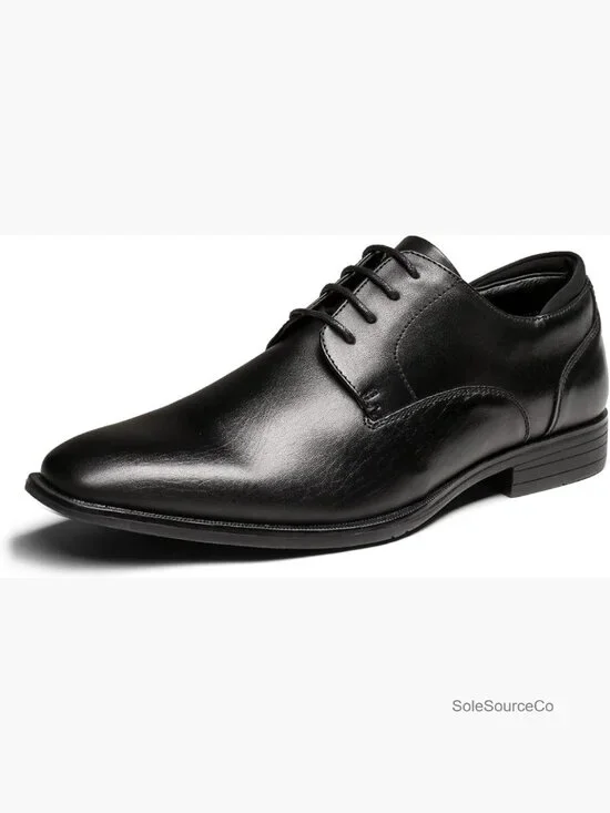 Men's Dress Oxfords Plain Toe Lace Up Shoes Comfort Foam Insole Non Slip
