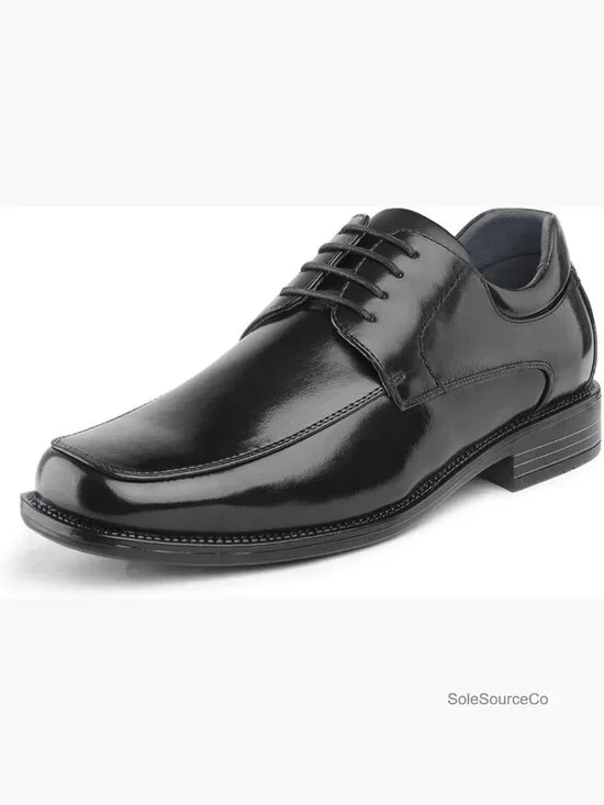 Men's Square Toe Classic Business Dress Oxfords Lace-Up