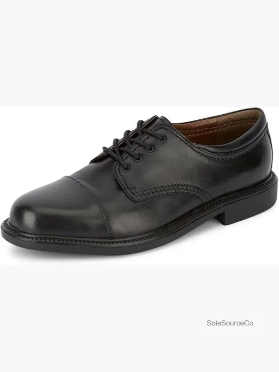 Men's Leather Cap Toe Dress Oxford Shoes - Lace Up
