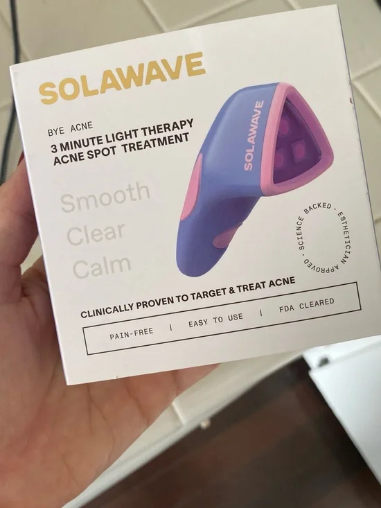 Solawave Purple & Pink 3-Minute Light Therapy Acne Spot Treatment