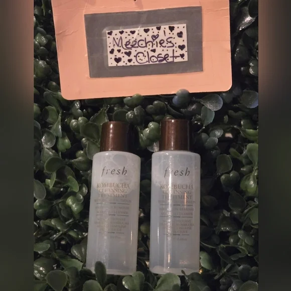 Fresh Kombucha Cleansing Treatment No-Rinse Cleanser Travel Size 1fl oz or 30 ml