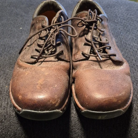 RedWing Shoes Dark Brown Leather Oxfords