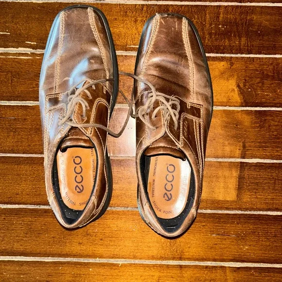 Ecco‎ Men's Classic Brown Leather Oxfords