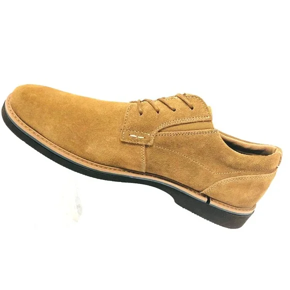 Nunn Bush‎ Mens Barclay Suede Oxford Lace Up Shoes 13M Athleisure Casual Comfort