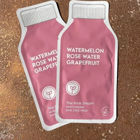 ESW The Pink Dream Moisturizing Raw Juice Mask / comes with 2 / retail $5 each