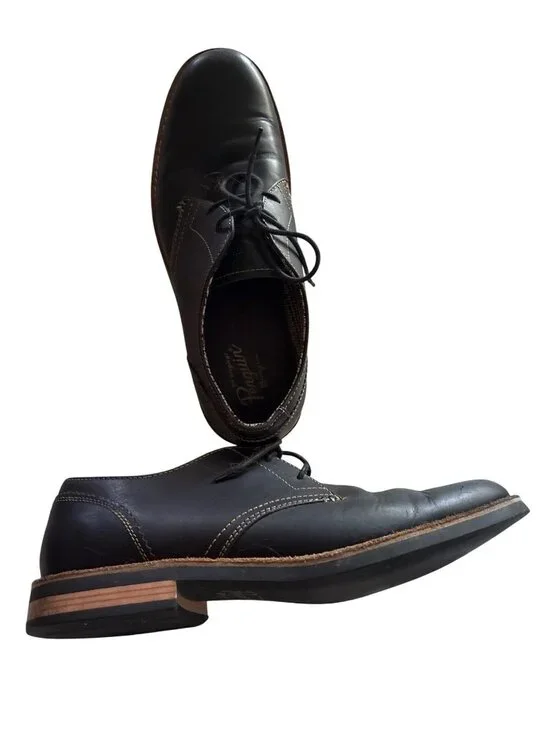 Original Penguin Black Leather Lace-Up Oxford Shoes For Men Size 11
