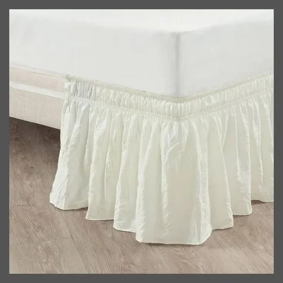 Classic Ruffled Bed Skirt - Ivory