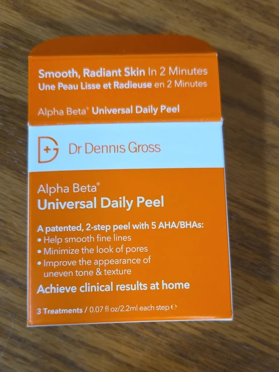 Dr Dennis Gross Alpha Beta Universal Daily Peel - Orange Box