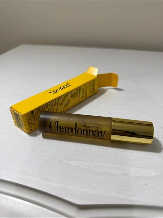 Chardonnay vacation lip oil
