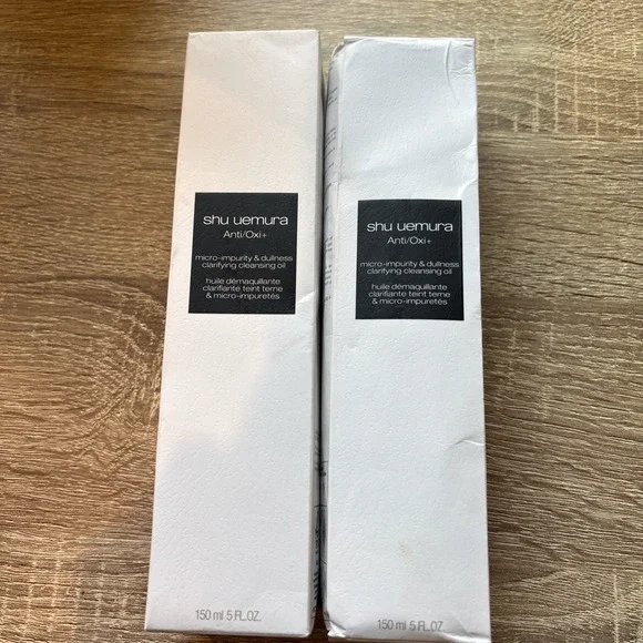 LOT OF 2 shu uemura Anti/oxi+ Micro Impurity Dullness Cleansing Oil -150ml