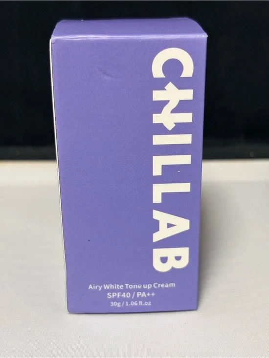 CHILLAB Airy White Tone Up Cream SPF40 PA+++ Skin Brightening Cream Control 30g