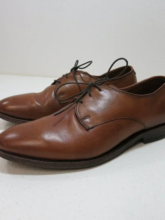Allen Edmonds Kenilworth Oil Tanned Full Cut Leather Dress Oxfords Shoes Men 7 D
