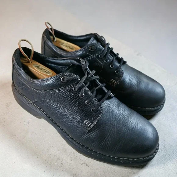 Timberland Madison Summit Oxford Black Leather Casual Dress Shoes Mens Size 10.5