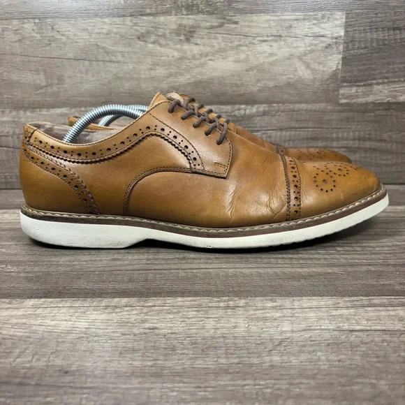Florsheim Union Cap Oxford Lace-up Brown Mens US Size 11 15126-221 Shoes
