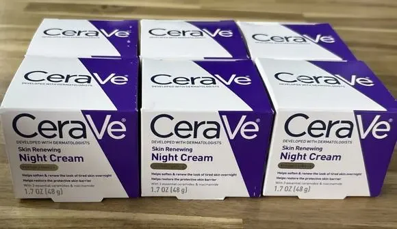6 PACK Cerave Skin Renewing Night Cream - 1.7oz