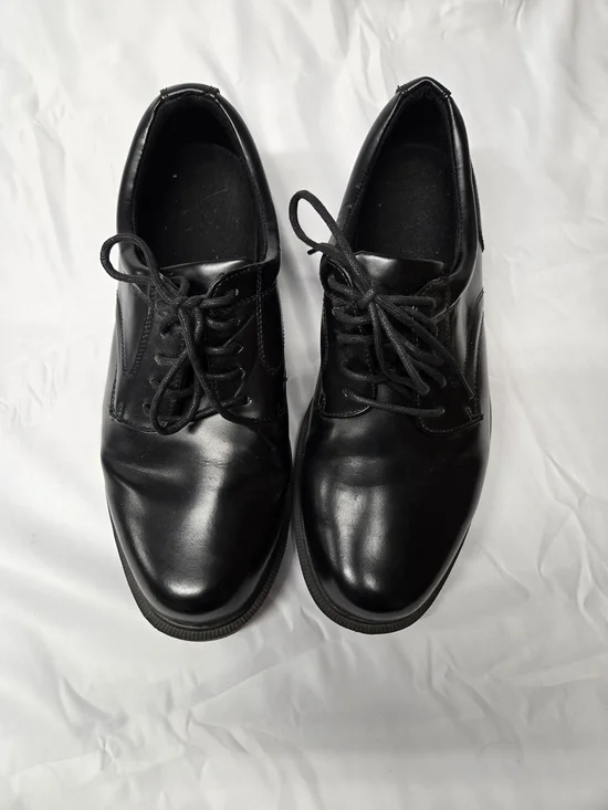 Deer Stags Men's Black Leather Lace-Up Oxfords 13W