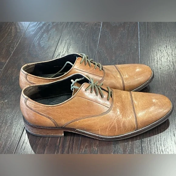 Cole Haan Men Brown British Tan Williams Cap Toe Oxford Business  Size 11.5 M