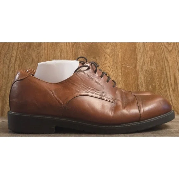 G.H. Bass & Co. Lace Up Oxford Dress Shoes Mens Size 11.5 Brown