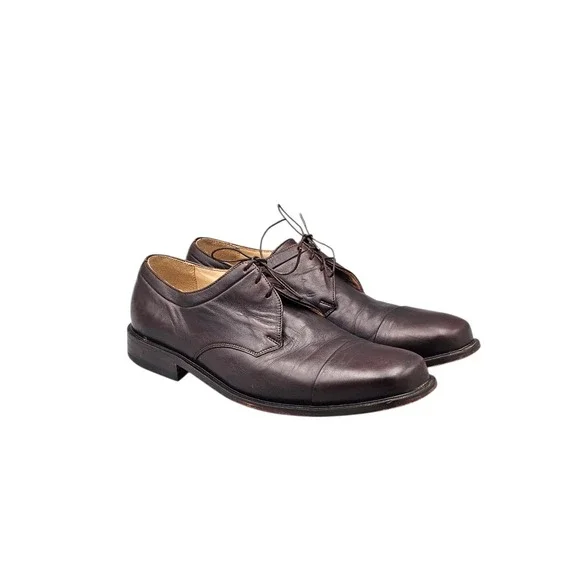 Florsheim Imperial Men's‎ Size 14 US EUC VTG Brown Leather Cap Toe Oxfords Shoes