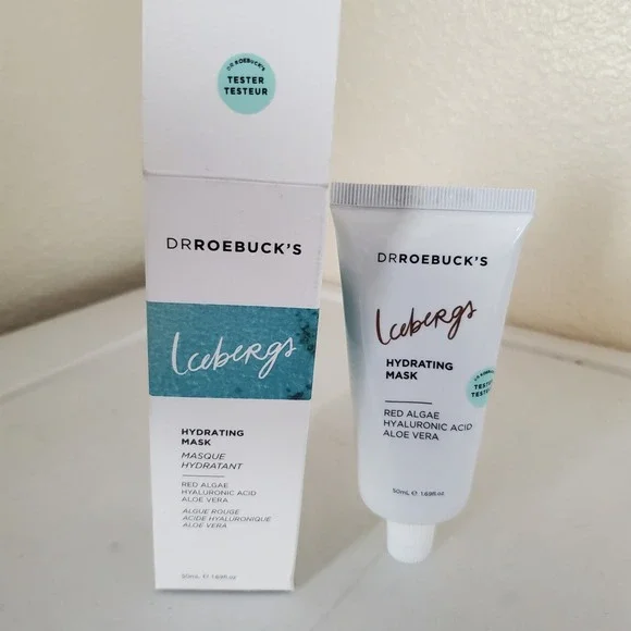 Dr Roebuck's Icebergs Hydrating Mask 50mL Red Algae Hyaluronic Acid Aloe Vera