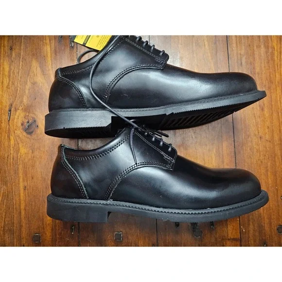 Thorogood 834 6041 Black Leather Oxford Slip Resisting Mens Dress Shoes Size 8 M