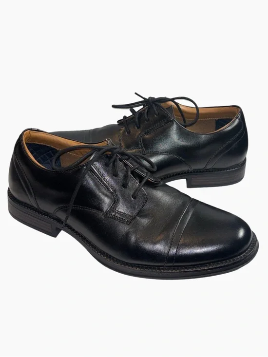 Dockers Garfield Cap Toe Oxford Dress Shoes Black Men's Size 9.5 Style #90-36454